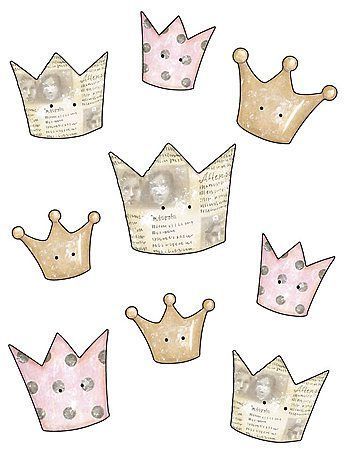 Buttons Tilda Crowns