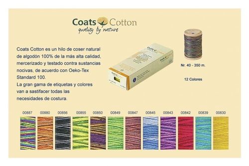 Coats cotton matizado