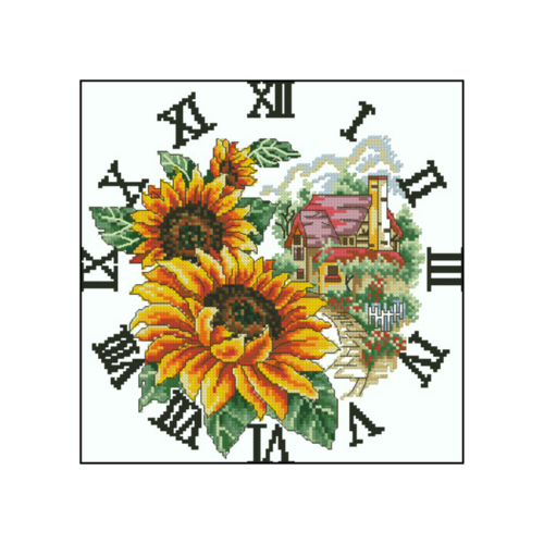 Clock's Sunflowers