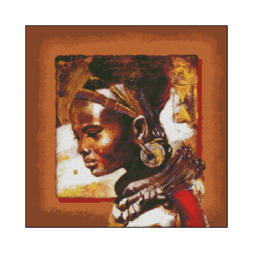 African woman massai