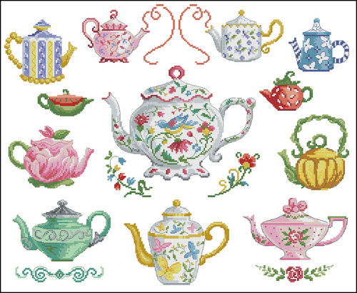 Collection of teapots