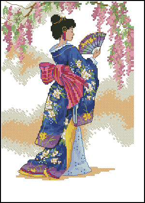 Elegant geisha