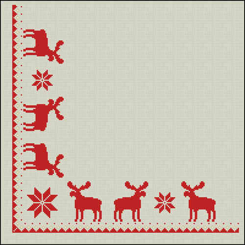Tablecloth Christmas Reindeers