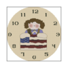 Country doll clock