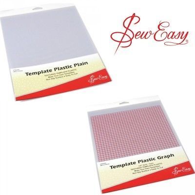 Plastic sheets for templates