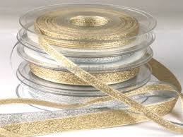 Roll tape gold and silver lame