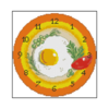Kitchen clock's fried egg