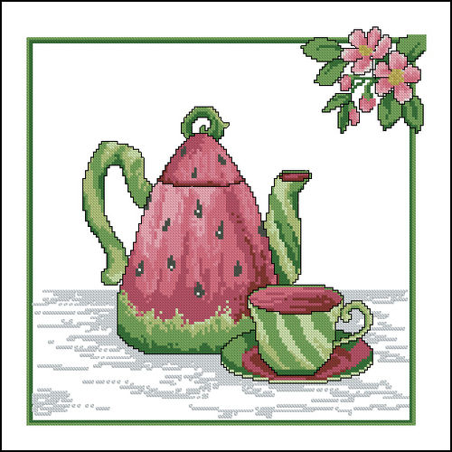 Watermelon teapot