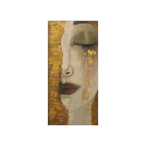 Golden tears G. Klimt