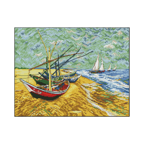 Fishing boats V. Gogh