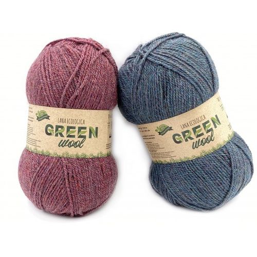 Green wool 100 gr