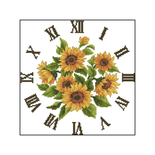 Clock's Sunflowers