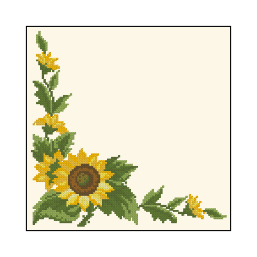 Tablecloth sunflowers